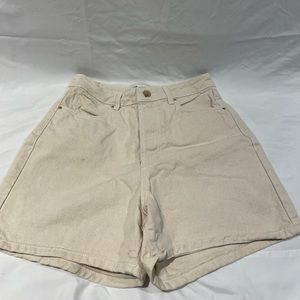 ZARA beige/cream shorts